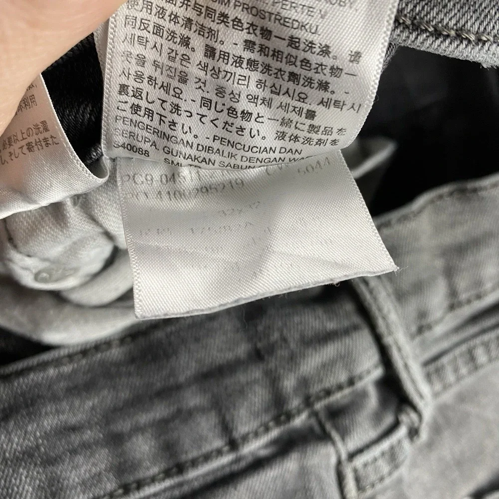 Levis 511 Slim Fit Straight Leg Jeans Mens 29x32 Gray Low Rise‎